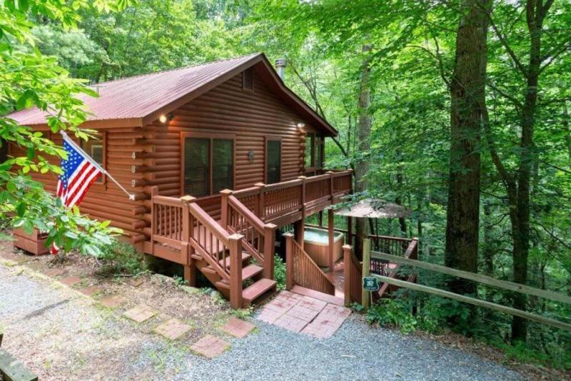 블루리지 Mountain Spirit Cabin - Fireplace And Hot Tub 빌라 외부 사진