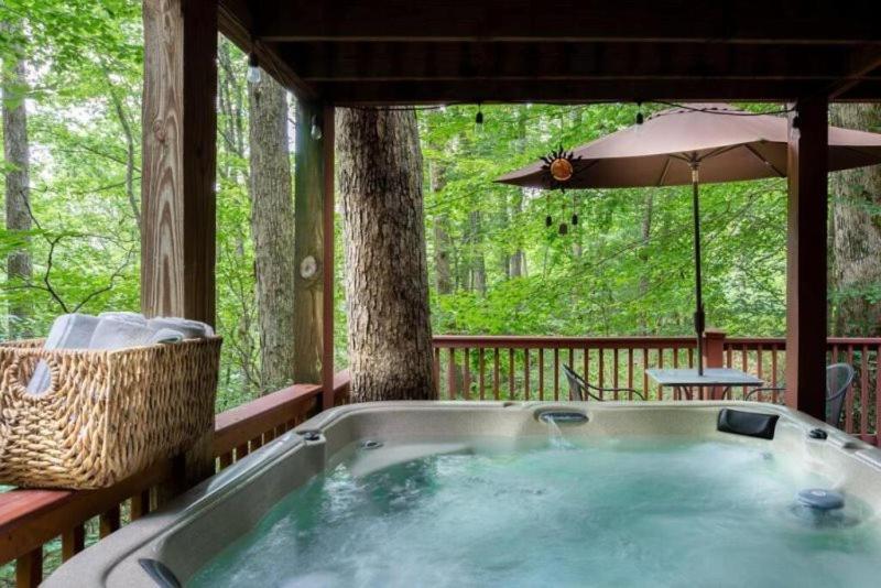 블루리지 Mountain Spirit Cabin - Fireplace And Hot Tub 빌라 외부 사진